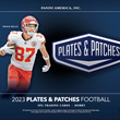 Load image into Gallery viewer, 2023 Panini Plates & Patches Football Hobby Box