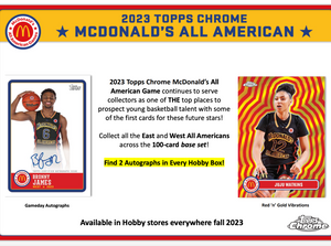 2023 Topps Chrome McDonald's All American Basketball Hobby Box