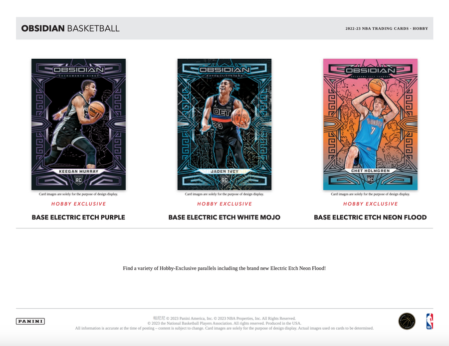 2022-23 Panini Obsidian Basketball Hobby Box