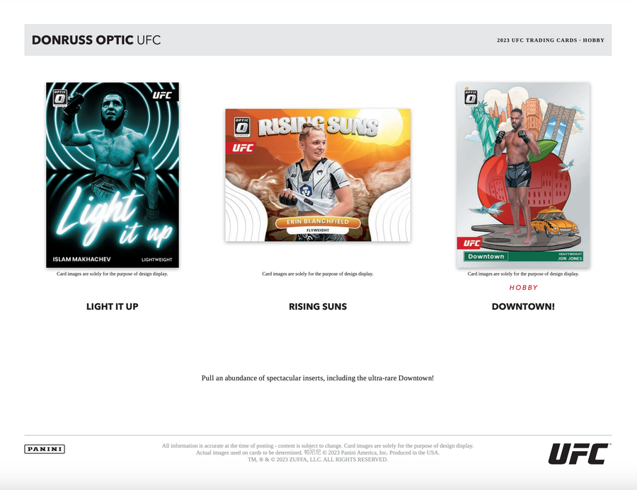 2023 Panini Donruss Optic UFC Hobby Box